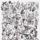 크리에이티브 드로잉 이미지