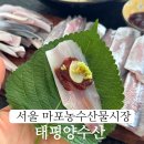 태평양 | 서울 마포농수산물시장 전어 회 손질 잘해주는 태평양수산 후기