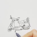 풍경스케치(야간) 이미지