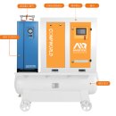 테크노전자시스템 | 음료 병입 공정용 스크류 콤프레샤 30마력 인버터형 전북 완주 테크노밸리 충진·에어블로우 설비 구성