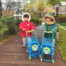 푸우~불면 하얗게 날리는 밀가루 퍼포먼스🧤쇼핑카트 끌고~🛒🛒 쇼핑놀이와 낚시놀이🎣(소근육활동) 이미지