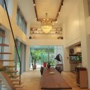 숲속빨간벽돌집 이미지