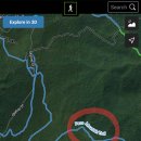 Google map offline 다운로드와 Hiking Project 이미지