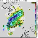 호우경보(2012.08.15) 이미지