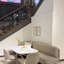 낙동강변로L2-2 | 구미 저상형 리빙다이닝 한샘 로쉬 식탁으로 호텔 라운지 같은 거실 만들기