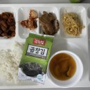 2023.02.14-기장밥,버섯찌개,낙지볶음,콩나물무침,김,배추김치,수육 이미지