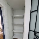 조례3차대주파크빌경로당 | 순천시스템행거 조례동 연동대주파크빌3차 ㄷ자형 드레스룸과 현관 팬트리장