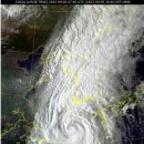 한국시간 16:40분 태풍 위성사진.... 이미지