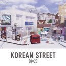 ﻿심즈 4 l 서울의 오래된 거리, 카페, 경찰서 l NOCC l 40x30 이미지