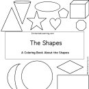 The Shapes-A Coloring Book to Print(바로 프린트할수 있도록 올렸습니다.) 이미지