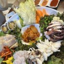 해마루전복삼합보쌈 | 화정맛집 남도술상 화정점 계절 별미 갑오징어 문어 보쌈과 고소한 회무침