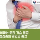 '가슴이 쥐어짠다' ＜협심증 원인＞ 증상예방 이렇게 하세요 이미지