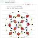 비즈공예 악세서리 무료도안 변형12구(재료-크리스탈,시드비즈) 이미지