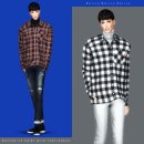 남심 상의: 셔츠&터틀넥 (Button-Up Shirt with Turtleneck) 이미지