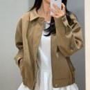 벨브라운 | [Lebane 르베인 fw] 헤일리 레더 자켓, 벨 원피스 후기/ 누벅 브라운 • 키작녀 자켓