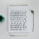 붓펜 활용 캘리그라피 티스토리