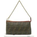 Fendi(펜디) 8BR592 FF 로고 PVC 주카 체인 파우치 숄더백 이미지