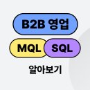 B2B 영업, MQL vs SQL 개념과 제대로 관리하는 방법