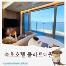 비치호텔 | 장박하고 싶은 속초호텔 플라트더원 속초자이엘라 더비치 스튜디오와이드오션뷰 내돈내산(+일출)