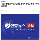 [속보] &#39;불법 정치자금&#39; 권성동·한학자 통일교 총재 구속적부심 기각 이미지
