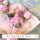 수원-1672 | 경기대 아주대 졸업식 꽃다발 광교 꽃집 플로밋 파스텔톤 꽃다발 후기