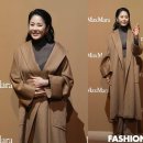 고현정 캐시미어 카멜 코트룩 이탈리아 패션 브랜드 '막스마라(Max Mara) 이미지