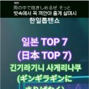 일본 TOP 7(日本 TOP 7) - 긴기라기니 사게리나쿠(ギンギラギンにさりげなく). #한일톱텐쇼 #日本 TOP 7 #jpopメドレー 이미지
