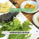 경북 상주 맛집 현지인 점심 메뉴로 딱 윤훈식농가씸밥 이미지