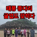 태풍 영향으로 "굴업도"에 갖히다, 소라🐚고동 1000수에 취하다 이미지