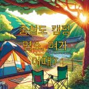 충청도 캠핑 명소, 여기 어때?