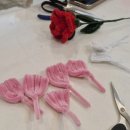 감성 마크라메&라탄공예 | 부산원데이클래스 마라메이드 전포라탄마크라메공방 아름다운 핑크장미 모루 꽃 한 송이 클래스 리얼후기