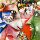 샤갈의 마을 이미지