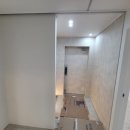 씨유 문촌6단지점 | 인테리어 목수의 일산 주엽동 아파트 목공 공사 문촌2단지 매립 슬라이딩 슬림형 문선 에어컨박스 #2