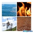 아함경의 4계 땅ㆍ물ㆍ불ㆍ바람과 서양의 4원소설 이미지