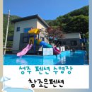 참조은전기조명 | 성주 펜션 수영장 참조은펜션 평상대여도 가능