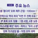 [YTN 실시간뉴스] 2024.08.20 오전 06:51 | 태풍 '종다리' 오후 제주 근접...100mm↑ 비 이미지