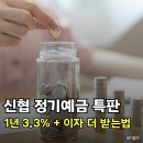 인천중부신용협동조합 | 신협 정기예금 고금리 특판 1년 3.3%, 이자 더 받는 꿀팁까지!