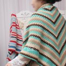그래니 삼각숄/코바늘 삼각숄뜨기/grannysqare/예쁜 손뜨개숄/손뜨개아지트 이미지