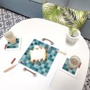 타일아트 트레이 제작 | 모자이크타일 트레이 &amp; 컵받침 제작후기 타일메지 폴리우레아 셀프 줄눈시공 방법