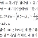 공기의 절대압력 - 소방설비기사 기계 이미지