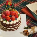 크리스마스 케이크 만들기 이미지