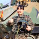 군번 3개의 여군 장갑차 조종수, 신지현 하사 / 육군 제공 이미지