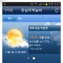 11월 2일(토) 내일 산행할 곳, 경북 청송군 부동면 주왕산 주변의 날씨 예보 이미지