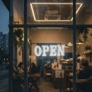 카페오픈(CAFE OPEN) 24 | EPL OPEN LED조명, 낮에도 잘 보이는 오픈간판 영업중간판 후기