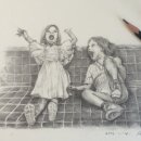 인물그리기(드로잉) 이미지