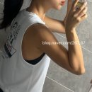 카키그라도 도넛보이 크롭 레귤러핏 슬리브리스 후기