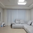 서구-02-99 | 영종도 커튼, 프리미엄 쉬폰 커튼 그리고 완전 암막 커튼 시공 후기