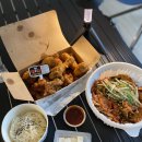신미치킨호프 | 고촌맛집 망둥어앤치킨, 홈캠핑 안주 골치세트(후라이드와 골뱅이소면무침)