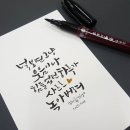 캘리그라피 (중급) 이미지