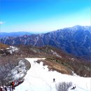 거먹바위 | 호남의 종산 장안산의 부드러운 눈길
